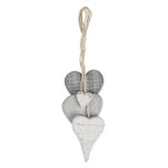 Clayre & Eef | Decoratie hanger Grijs 8x5x32 cm | 6H2026 Clayre & Eef | Decoratie hanger Grijs 8x5x32 cm | 6H2026