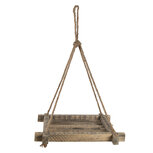 Clayre & Eef | Plantenhanger Binnen Bruin 36x36x4/44 cm | 6H2095 Clayre & Eef | Plantenhanger Binnen Bruin 36x36x4/44 cm | 6H2095