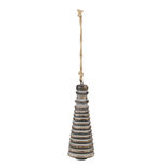 Clayre & Eef | Decoratie Hangers Grijs ø 6x16 cm | 6H2273 Clayre & Eef | Decoratie Hangers Grijs ø 6x16 cm | 6H2273