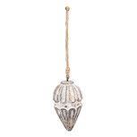Clayre & Eef | Decoratie Hangers Beige Bruin ø 6x11 cm | 6H2281 Clayre & Eef | Decoratie Hangers Beige Bruin ø 6x11 cm | 6H2281