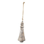 Clayre & Eef | Decoratie Hangers Zilverkleurig ø 6x16 cm | 6H2300 Clayre & Eef | Decoratie Hangers Zilverkleurig ø 6x16 cm | 6H2300