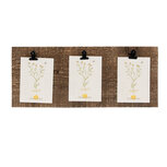 Clayre & Eef | Fotolijst met 3 Klemmen Bruin 36x3x15 cm | 6H2361 Clayre & Eef | Fotolijst met 3 Klemmen Bruin 36x3x15 cm | 6H2361