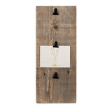 Clayre & Eef | Fotolijst met 3 Klemmen Bruin 15x3x36 cm | 6H2362 Clayre & Eef | Fotolijst met 3 Klemmen Bruin 15x3x36 cm | 6H2362