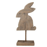 Clayre & Eef | Decoratie Konijn Bruin 14x8x30 cm | 6H2376 Clayre & Eef | Decoratie Konijn Bruin 14x8x30 cm | 6H2376