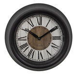Clayre & Eef | Wandklok Bruin Beige ø 23x5 cm / 1xAA | 6KL0802 Clayre & Eef | Wandklok Bruin Beige ø 23x5 cm / 1xAA | 6KL0802