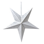 Clayre & Eef | Kerstdecoratie Ster Wit 60x22x60 cm | 6PA0511L Clayre & Eef | Kerstdecoratie Ster Wit 60x22x60 cm | 6PA0511L