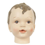 Clayre & Eef | Decoratie Beeld Kinderhoofd Beige 12x10x13 cm | 6PR0250 Clayre & Eef | Decoratie Beeld Kinderhoofd Beige 12x10x13 cm | 6PR0250