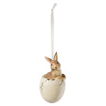 Clayre & Eef | Decoratie Hanger Bruin ø 5x11 cm | 6PR2190 Clayre & Eef | Decoratie Hanger Bruin ø 5x11 cm | 6PR2190