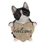 Clayre & Eef | Decoratie Beeld Kat Zwart 12x9x15 cm | 6PR3365 Clayre & Eef | Decoratie Beeld Kat Zwart 12x9x15 cm | 6PR3365