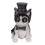 Clayre & Eef | Decoratie Beeld Kat Zwart 11x9x17 cm | 6PR3370 Clayre & Eef | Decoratie Beeld Kat Zwart 11x9x17 cm | 6PR3370