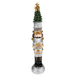 Clayre & Eef | Kerstdecoratie Notenkraker Zilverkleurig 5x5x25 cm | 6PR3706 Clayre & Eef | Kerstdecoratie Notenkraker Zilverkleurig 5x5x25 cm | 6PR3706