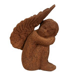 Clayre & Eef | Decoratie engel Bruin 11x7x15 cm | 6PR4065 Clayre & Eef | Decoratie engel Bruin 11x7x15 cm | 6PR4065