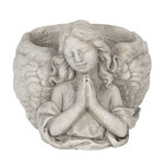 Clayre & Eef | Bloempot Binnen Grijs 19x17x14 cm | 6TE0282M Clayre & Eef | Bloempot Binnen Grijs 19x17x14 cm | 6TE0282M