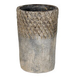 Clayre & Eef | Bloempot Binnen Grijs ø 12x19 cm | 6TE0365S Clayre & Eef | Bloempot Binnen Grijs ø 12x19 cm | 6TE0365S