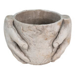 Clayre & Eef | Bloempot Binnen Grijs 21x16x15 cm | 6TE0391S Clayre & Eef | Bloempot Binnen Grijs 21x16x15 cm | 6TE0391S
