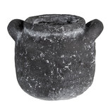 Clayre & Eef | Bloempot Grijs 13x11x9 cm | 6TE0469M Clayre & Eef | Bloempot Grijs 13x11x9 cm | 6TE0469M