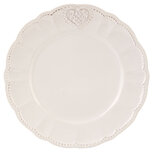 Clayre & Eef | Servies Ontbijtbord Beige ø 21x2 cm | HRTDPN Clayre & Eef | Servies Ontbijtbord Beige ø 21x2 cm | HRTDPN