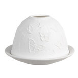 Clayre & Eef | Theelichthouder Wit ø 12x8 cm | 6CE1811 Clayre & Eef | Theelichthouder Wit ø 12x8 cm | 6CE1811