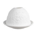 Clayre & Eef | Theelichthouder Wit ø 12x8 cm | 6CE1826 Clayre & Eef | Theelichthouder Wit ø 12x8 cm | 6CE1826
