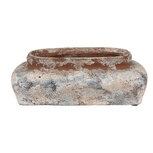 Clayre & Eef | Bloempot Binnen Beige Grijs 22x12x8 cm | 6TE0522M Clayre & Eef | Bloempot Binnen Beige Grijs 22x12x8 cm | 6TE0522M