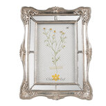 Clayre & Eef | Fotolijst Zilverkleurig 17x3x22 cm / 10x15 cm | 2F1105 Clayre & Eef | Fotolijst Zilverkleurig 17x3x22 cm / 10x15 cm | 2F1105