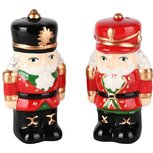 Dekoratief | Duo peper/zout notenkraker, keramiek, 5x4x10cm | A245249 Dekoratief | Duo peper/zout notenkraker, keramiek, 5x4x10cm | A245249