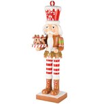 Dekoratief | Notenkraker staand m/cookies, resina, 15x14x51cm | A245253 Dekoratief | Notenkraker staand m/cookies, resina, 15x14x51cm | A245253