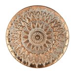 Dekoratief | Dienblad rond, brons, metaal, 39x2x39cm | A245477 Dekoratief | Dienblad rond, brons, metaal, 39x2x39cm | A245477