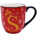Dekoratief | Mok 'Sinterklaas', rood, keramiek, 10x10x12cm | A245543 Dekoratief | Mok 'Sinterklaas', rood, keramiek, 10x10x12cm | A245543