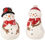 Dekoratief | Duo peper/zout sneeuwman, wit, keramiek, 6x6x10cm | A245799 Dekoratief | Duo peper/zout sneeuwman, wit, keramiek, 6x6x10cm | A245799