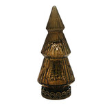 Clayre & Eef | Kerstdecoratie Beeld Kerstboom met LED Bruin ø 7x16 cm | 6GL4587 Clayre & Eef | Kerstdecoratie Beeld Kerstboom met LED Bruin ø 7x16 cm | 6GL4587