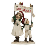 Clayre & Eef | Decoratie Beeld Kinderen Beige 14x7x23 cm | 6PR4184 Clayre & Eef | Decoratie Beeld Kinderen Beige 14x7x23 cm | 6PR4184
