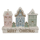 Clayre & Eef | Decoratie Huis Wit 13x4x10 cm | 6PR4204 Clayre & Eef | Decoratie Huis Wit 13x4x10 cm | 6PR4204