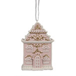Clayre & Eef | Decoratie hanger huisje Roze 6x4x9 cm | 6PR4205 Clayre & Eef | Decoratie hanger huisje Roze 6x4x9 cm | 6PR4205