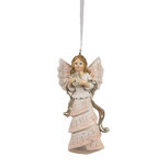 Clayre & Eef | Decoratie Hanger Engel Roze 4x3x10 cm | 6PR4226 Clayre & Eef | Decoratie Hanger Engel Roze 4x3x10 cm | 6PR4226