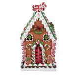 Clayre & Eef | Decoratie Huis Bruin 20x20x37 cm | 6PR4252 Clayre & Eef | Decoratie Huis Bruin 20x20x37 cm | 6PR4252