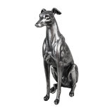 Clayre & Eef | Decoratie Beeld Hond Zilverkleurig 20x10x30 cm | 6PR5068 Clayre & Eef | Decoratie Beeld Hond Zilverkleurig 20x10x30 cm | 6PR5068