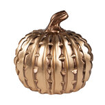 Clayre & Eef | Decoratie Pompoen Goudkleurig ø 14x14 cm | 6CE1800 Clayre & Eef | Decoratie Pompoen Goudkleurig ø 14x14 cm | 6CE1800