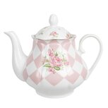 Clayre & Eef | Theepot Roze 20x14x17 cm / 1000 ml | SWRTE Clayre & Eef | Theepot Roze 20x14x17 cm / 1000 ml | SWRTE