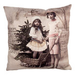Clayre & Eef | Kussenhoes Beige Bruin 45x45 cm | KT021.372 Clayre & Eef | Kussenhoes Beige Bruin 45x45 cm | KT021.372