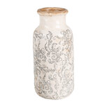 Clayre & Eef | Vaas Beige Grijs ø 15x32 cm | 6CE1927L Clayre & Eef | Vaas Beige Grijs ø 15x32 cm | 6CE1927L