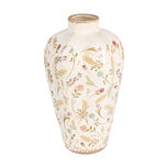 Clayre & Eef | Vaas Beige Roze ø 17x30 cm | 6CE1937S Clayre & Eef | Vaas Beige Roze ø 17x30 cm | 6CE1937S