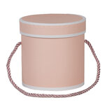Clayre & Eef | Kado doosje Roze ø 12x12 cm | 66009P Clayre & Eef | Kado doosje Roze ø 12x12 cm | 66009P
