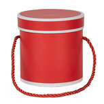Clayre & Eef | Kado doosje Rood ø 12x12 cm | 66009R Clayre & Eef | Kado doosje Rood ø 12x12 cm | 66009R