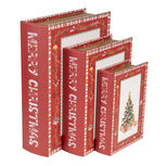 Clayre & Eef | Opbergdoos Rood Wit (3) 27x22x7 / 22x17x6 / 17x12x4 cm | 65755 Clayre & Eef | Opbergdoos Rood Wit (3) 27x22x7 / 22x17x6 / 17x12x4 cm | 65755