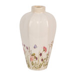 Clayre & Eef | Vaas Beige Roze ø 17x30 cm | 6CE1938S Clayre & Eef | Vaas Beige Roze ø 17x30 cm | 6CE1938S