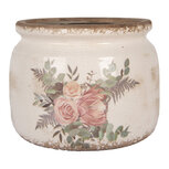 Clayre & Eef | Bloempot Binnen Beige Roze ø 20x15 cm | 6CE1978L Clayre & Eef | Bloempot Binnen Beige Roze ø 20x15 cm | 6CE1978L
