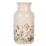 Clayre & Eef | Vaas Beige Roze ø 14x26 cm | 6CE1932M Clayre & Eef | Vaas Beige Roze ø 14x26 cm | 6CE1932M