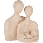 Dekoratief | Deco koppel m/kind, beige, resina, 12x7x13cm | A250500 Dekoratief | Deco koppel m/kind, beige, resina, 12x7x13cm | A250500