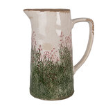 Clayre & Eef | Decoratieve Schenkkan Beige Groen 21x14x26 cm | 6CE2016L Clayre & Eef | Decoratieve Schenkkan Beige Groen 21x14x26 cm | 6CE2016L